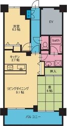 東急ドエルアルス稲毛園生町の物件間取画像